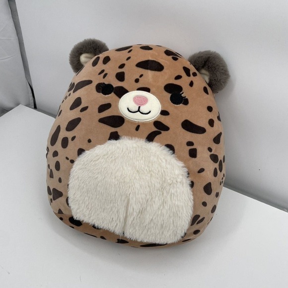 Squishmallows Kei the Cheetah 12 Inch Soft Plush Toy‎ KellyToy Soft Belly - Picture 1 of 5